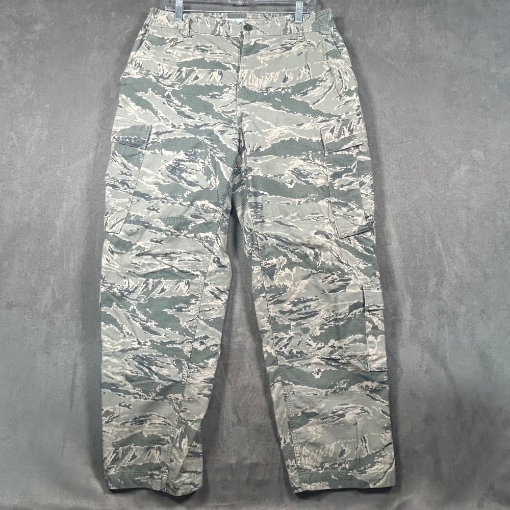 US Air Force Military Issued Digital Tiger Stripe Camo Utility Cargo Pants 35x30